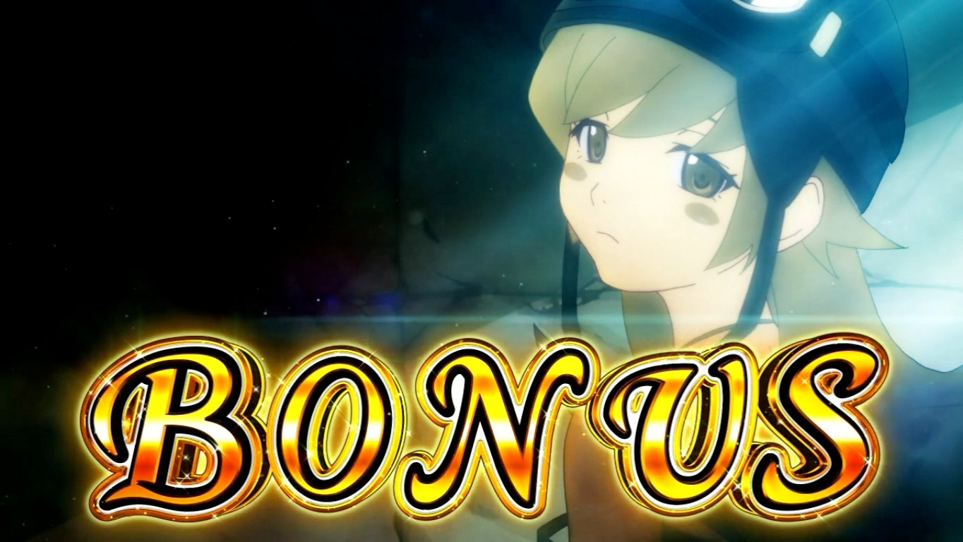 化物語スマスロ　ボーナス確定画面しのぶ