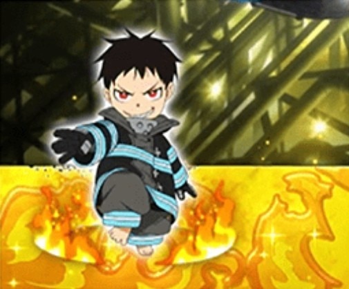 炎炎2スマスロ　ミニキャラ　シンラ