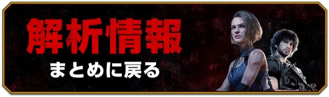 バイオRE3　解析情報に戻る　バナー