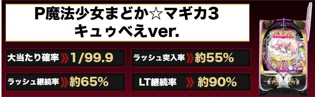 まどマギ3キュゥべえVer. パチンコ アイキャッチ
