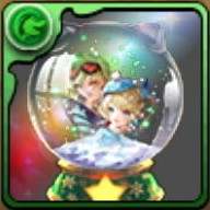 聖夜の祝宴・リズレット＆エルシャのスノードーム