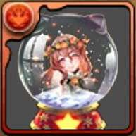 聖夜の花女王・フローディアのスノードーム