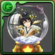 煌夜の翠龍刀士・セリカのスノードーム