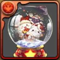 良い子への贈り物・たまドラのスノードーム