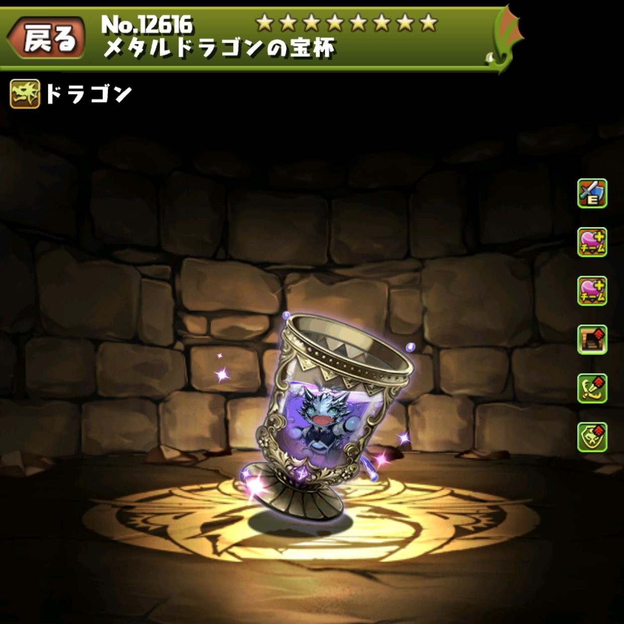 メタルドラゴンの宝杯