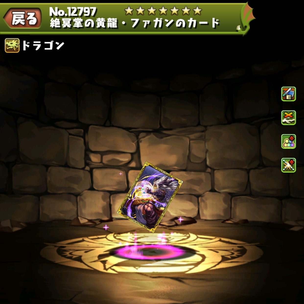 絶冥掌の黄龍・ファガンのカード