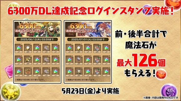 記念ログインスタンプ実施