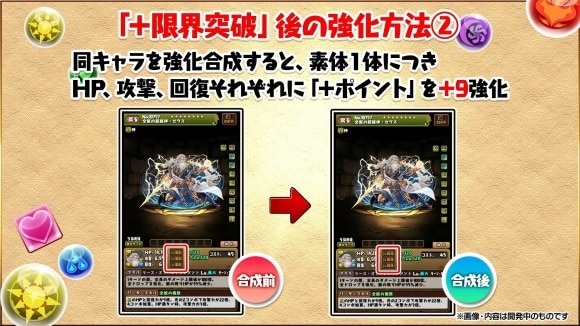 +限界突破 強化方法 同キャラを合成する