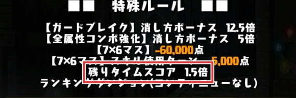 ランダン 酒呑童子杯 残りタイムスコア1.5倍