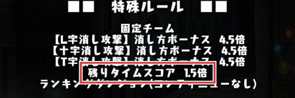 ランダン 秋の運動杯 残りタイムスコア1.5倍