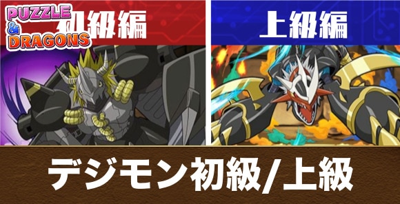 デジモンシリーズ(初級編/上級編)の攻略と周回パーティ