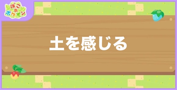 土を感じるが好きなポケモン一覧