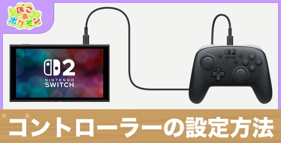 【ぽこあポケモン】コントローラーの設定方法
