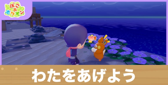 【ぽこあポケモン】わたをあげよう