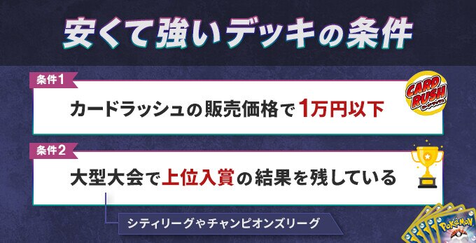 ポケカのデッキで安いのはどれ 低価格で作れて強い環境デッキレシピ5選 ポケモンカード