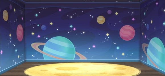 広い宇宙の部屋