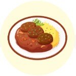 マメバーグカレー