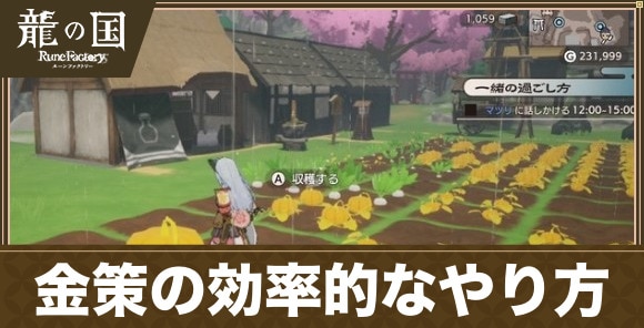 金策の効率的なやり方