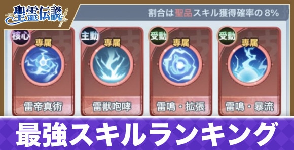 最強スキルランキング