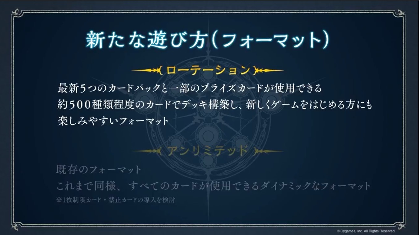 シャドバ ローテーションとは 最新5つのパック プライズのみ使用