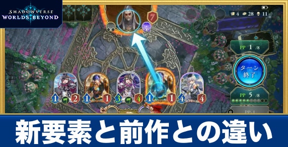 新要素と前作との違い