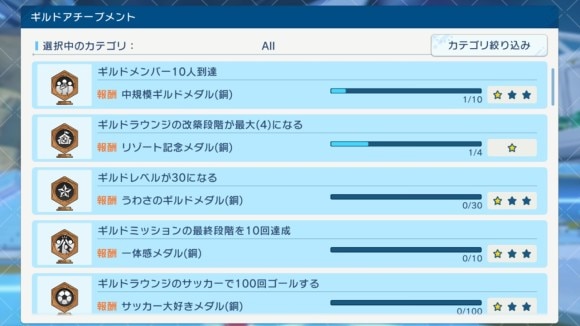 ギルドアチーブメント