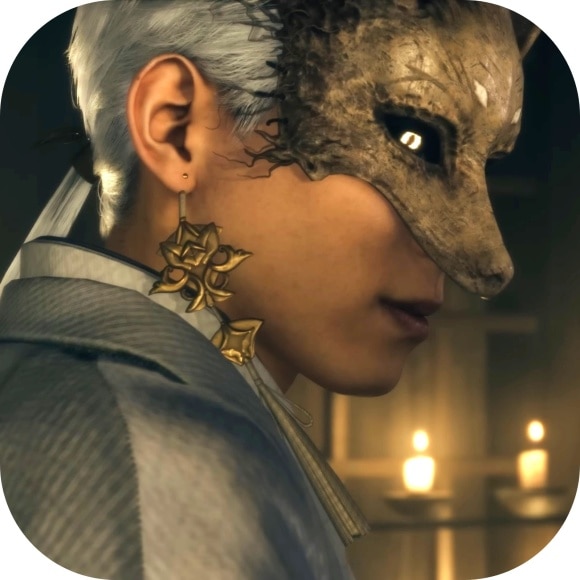 狐面の男