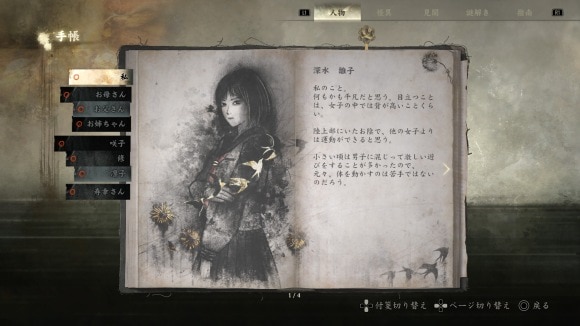 深水雛子　手帳