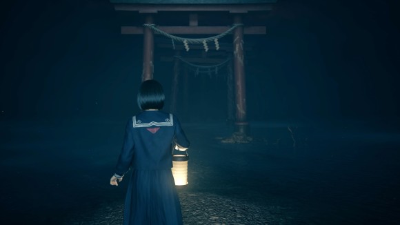狐面の男についていく