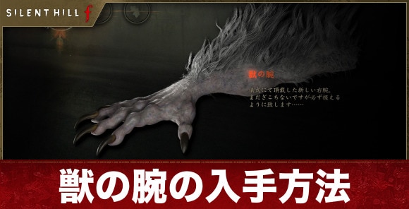 獣の腕の入手方法