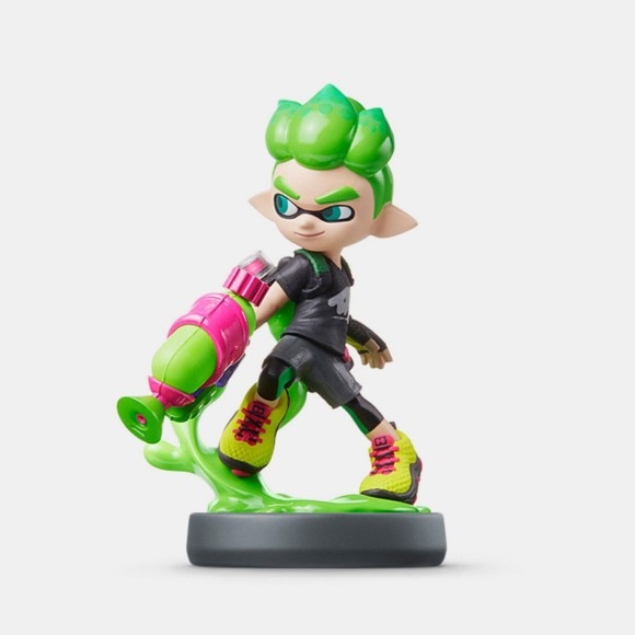 スプラトゥーン amiibo ネオンピンク オレンジ タコガール - ゲーム