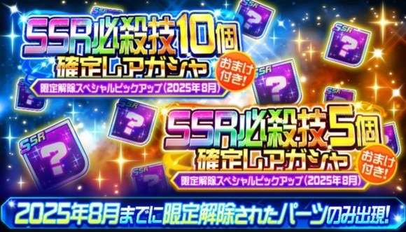 SSR必殺技10個確定