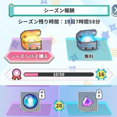 シーズン報酬