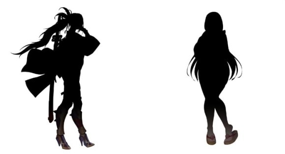 ガチャシルエット