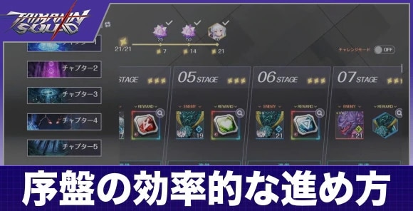 【対魔忍スクワッド】序盤の効率的な進め方