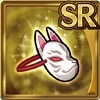 ルシアスのお面(白)