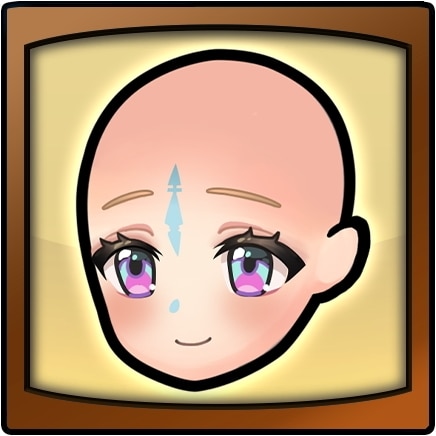 水花姫のフェイス
