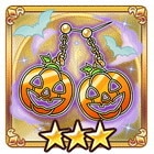 ジャック・オ・ランタンのピアス