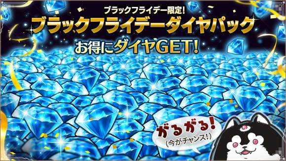 ブラックフライデーダイヤパック