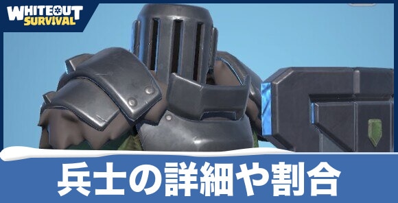 兵士の詳細や割合について解説