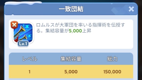 集結主になるなら遠征ステータス系の効果を強化
