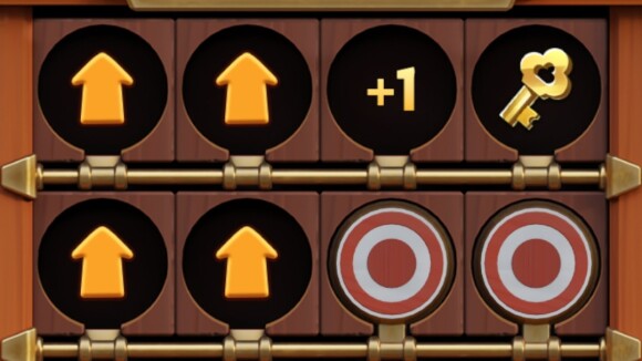 的を撃って宝箱を開けるコンテンツ