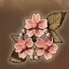 桜花の飾り胸