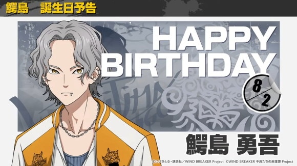 鰐島勇吾の誕生日