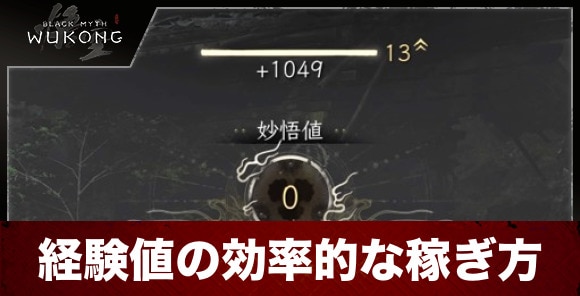 経験値の効率的な稼ぎ方