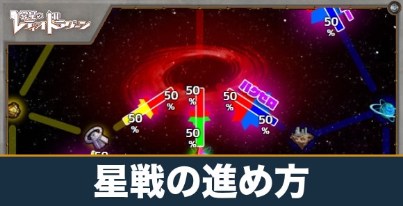 星戦の進め方と報酬